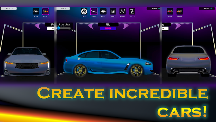 #7. Car Creator: Car Tuning Tycoon (Android) By: Range of Games