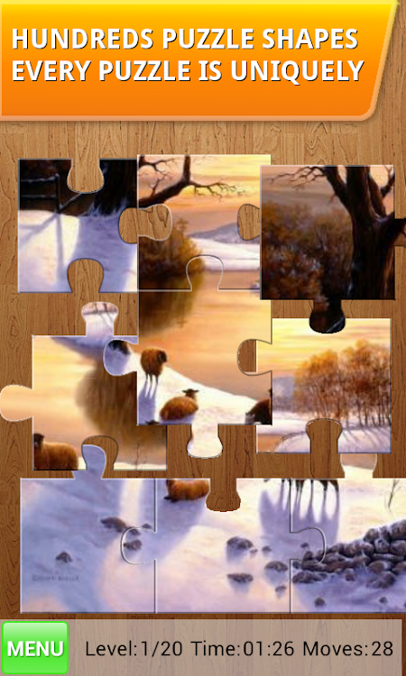 #2. Pure Jigsaw Puzzles (Android) By: Yodesoft LLC