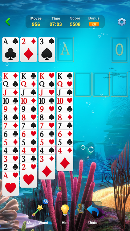 #8. Solitaire - Classic Card Games (Android) By: Oakever Games