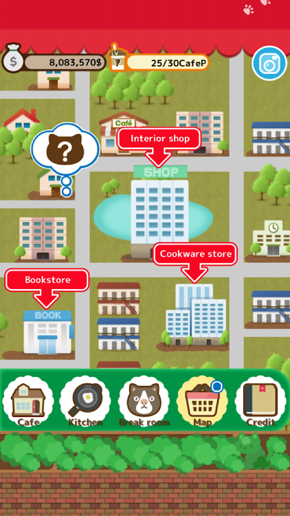 #3. Cute cat restaurant story (Android) By: char room