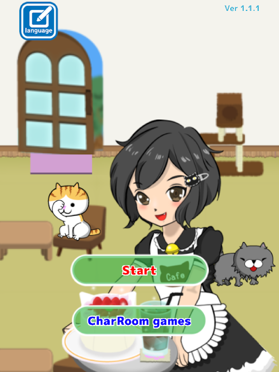 #10. Cute cat restaurant story (Android) By: char room