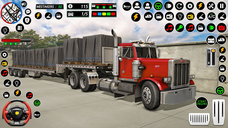 #2. US Cargo Truck Simulator Games (Android) By: Gaming Switch