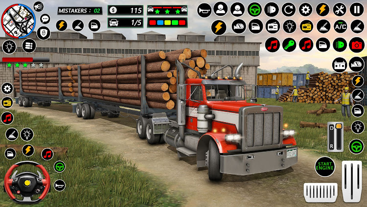 #3. US Cargo Truck Simulator Games (Android) By: Gaming Switch