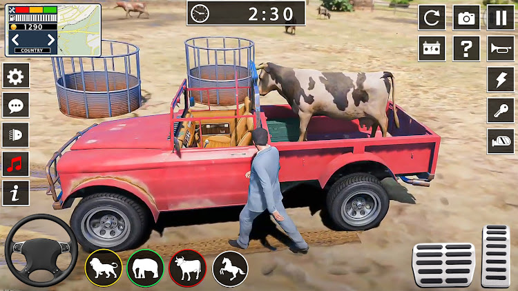 #2. Animal transport truck games (Android) By: Gaming Switch