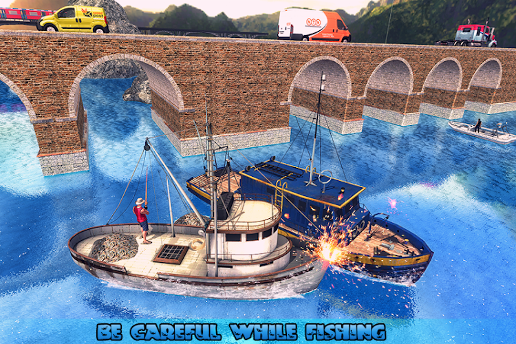 #8. Big Fishing Ship Simulator 3D (Android) By: Extreme Games Production