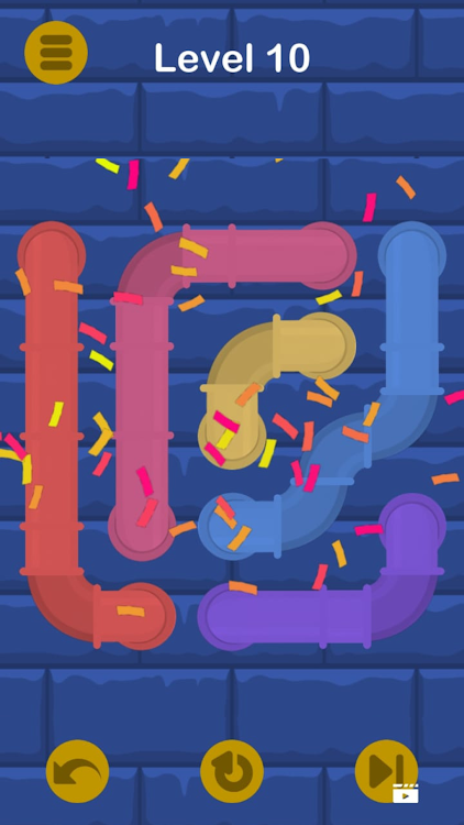 #7. Water Pipe: Connect Color Line (Android) By: SoundPub