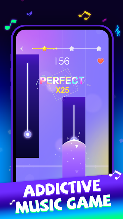 #6. Beat Piano Dance:music game (Android) By: XGAME STUDIO