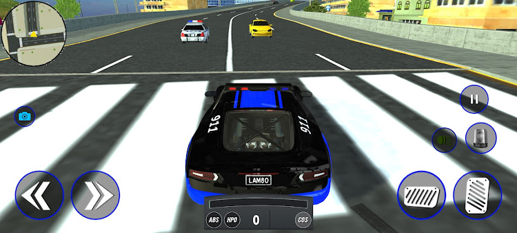 #2. Open World Police Car Driving (Android) By: Gamix Fusion