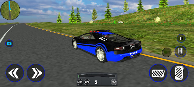 #7. Open World Police Car Driving (Android) By: Gamix Fusion