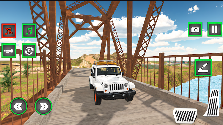 #3. 4x4 Jeep Simulator Jeep Game (Android) By: SN Simulation Hub