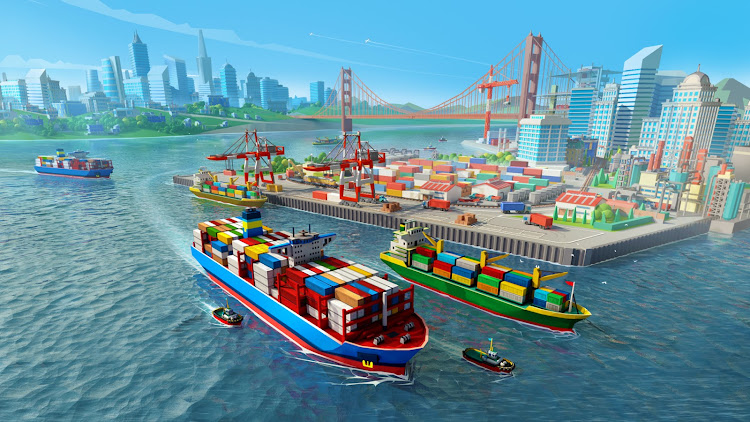 #7. Port City: Ship Tycoon (Android) By: Pixel Federation Games