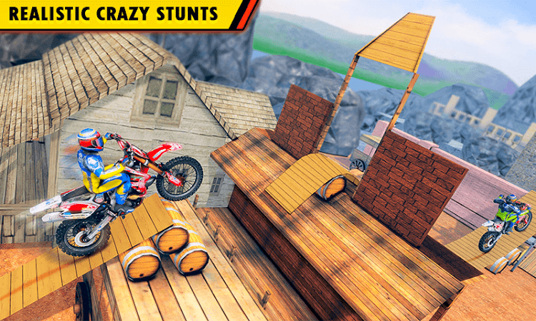 #3. Extreme Tricky Bike stunt Sim (Android) By: Extreme Games Production