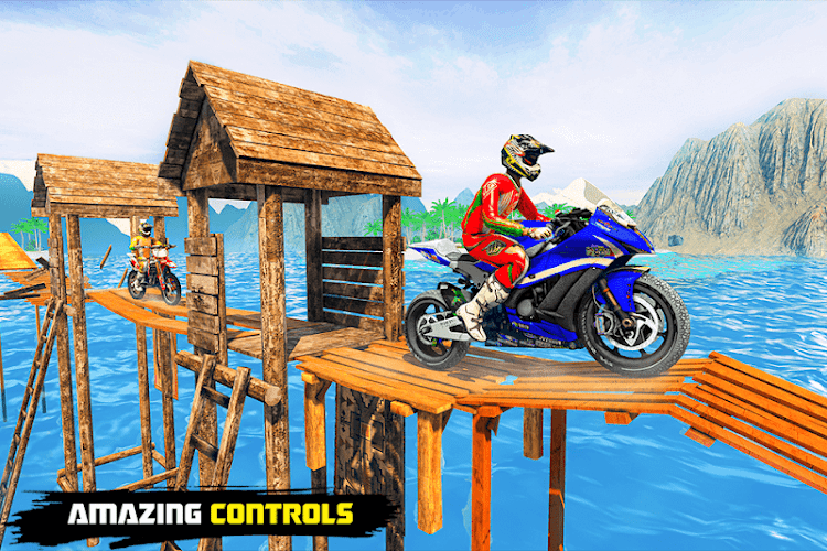 #6. Extreme Tricky Bike stunt Sim (Android) By: Extreme Games Production