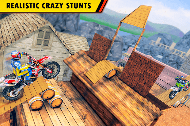 #7. Extreme Tricky Bike stunt Sim (Android) By: Extreme Games Production