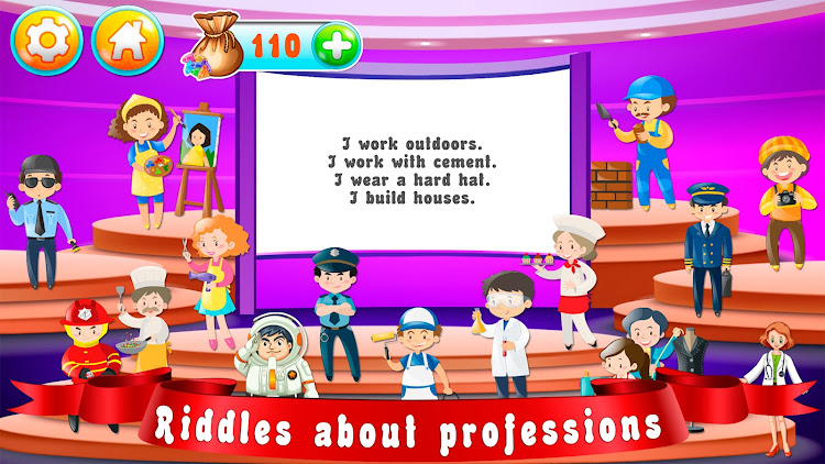 #7. Riddles Kids Games (Android) By: sbitsoft.com