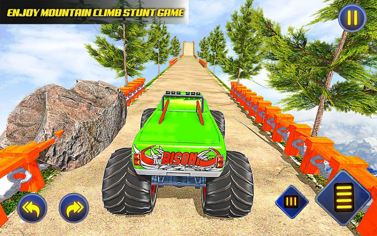 #5. Monster Truck Stunt Games 3D (Android) By: Extreme Games Production