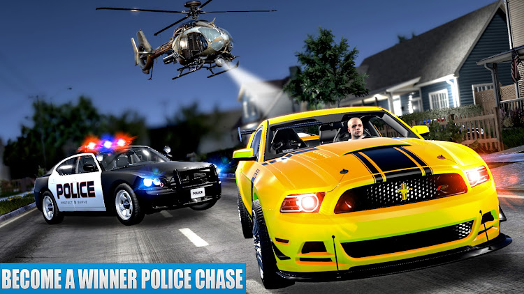 #5. US Police Car driving Chase 3D (Android) By: STV Games