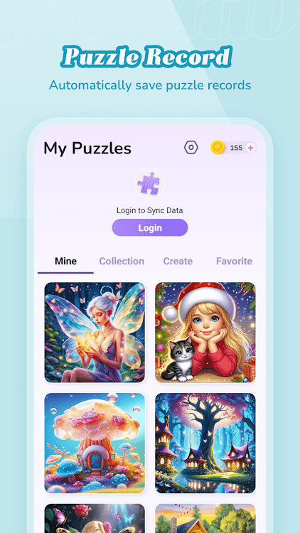 #6. Fantasy Jigsaw - HD Puzzle (Android) By: Coloring Game Studio@RabiGame