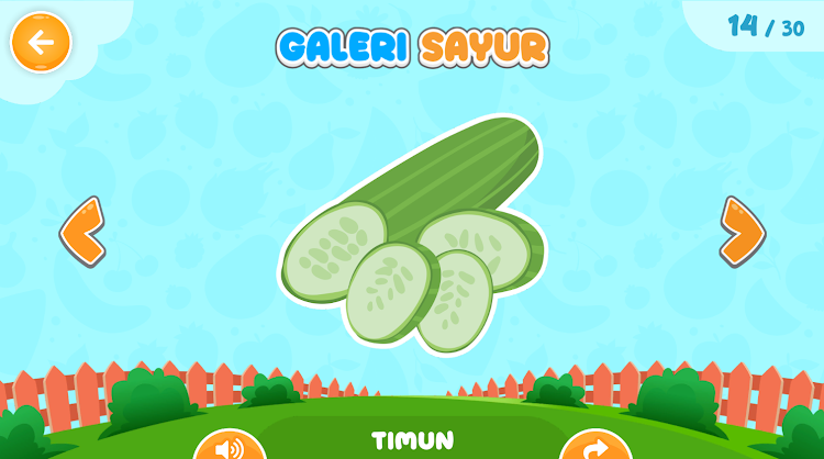 #8. Puzzle Buah dan Sayur (Android) By: Qreatif