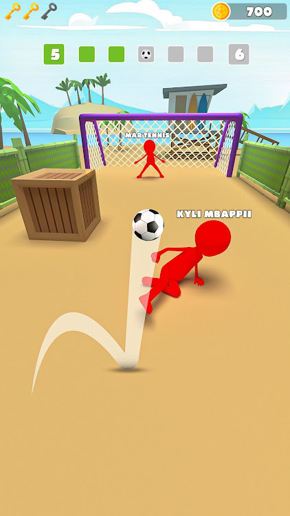 #5. Wonder Goal: Fun Football Kick (Android) By: Mini Sports