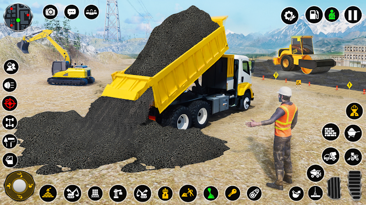 #7. Construction Dump Truck Game (Android) By: Mobile Games Hive