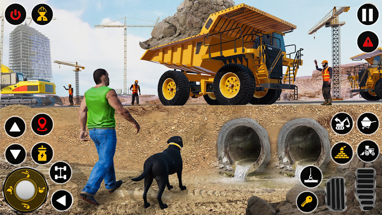 #10. Construction Dump Truck Game (Android) By: Mobile Games Hive