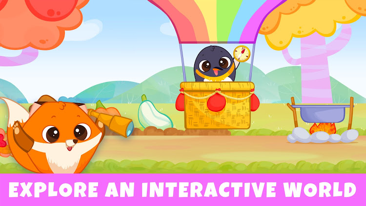 #2. Bibi World: Baby & Kids Games (Android) By: Bibi.Pet - Toddlers Games - Colors and Shapes