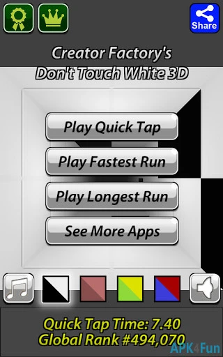 Don't Tap on the White Tile 3D Screenshot Image