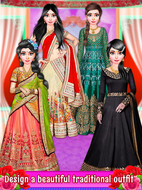 #8. Indian Fashion Makeup Stylist (Android) By: playNfun - educational & girl games