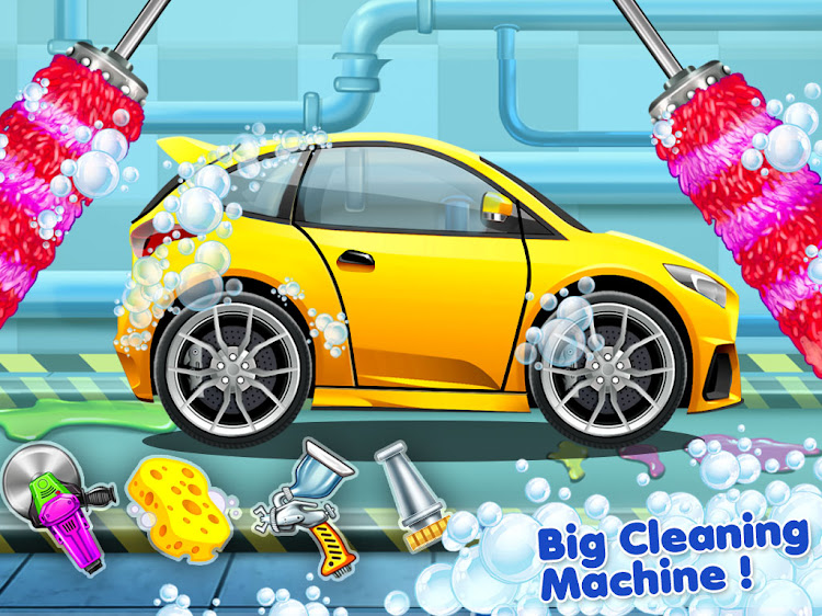 #7. Car Wash Game: Workshop Garage (Android) By: Play Toy Lab