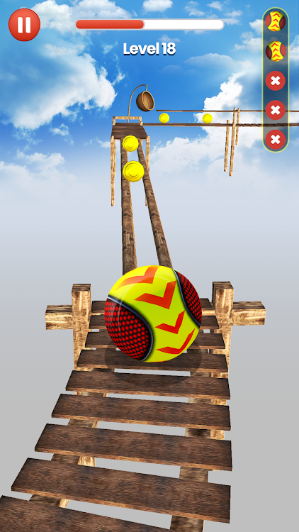 #9. Rolling Sky: Balance Ball Game (Android) By: Xterio Studio