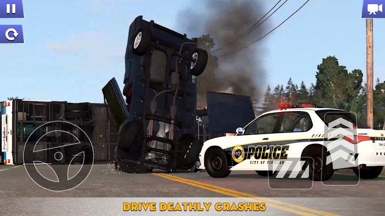 #8. Car Crash Simulation 3D Games (Android) By: PinkBaby