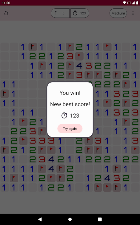 #7. Minesweeper Lite (Android) By: Zero Illusion