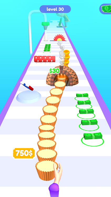 #2. Cupcake Stack - Cake Games (Android) By: Fried Chicken Games