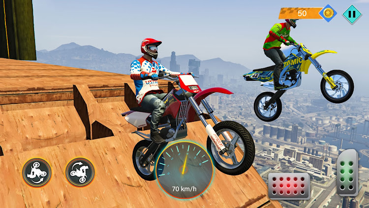 #2. GT Bike Race: Bike Stunt 3D (Android) By: Games Studios Inc.