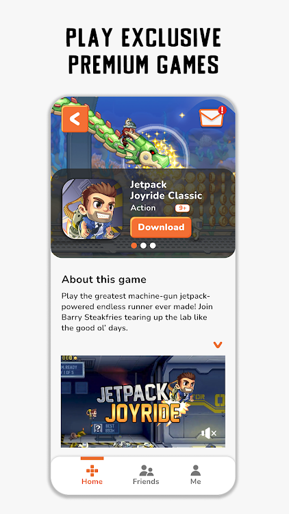 #2. Halfbrick+ (Android) By: Halfbrick Studios