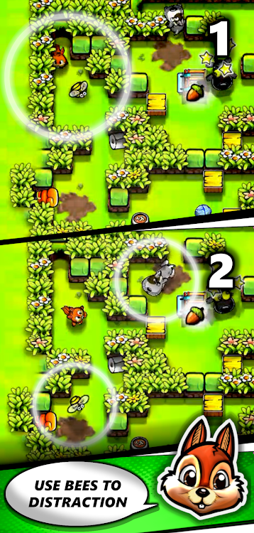 #6. Squirrel Maze Escape (Android) By: Giraffe Games Studio