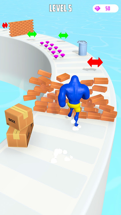 #3. Big Man Race 3D (Android) By: Bolt Bridge Games