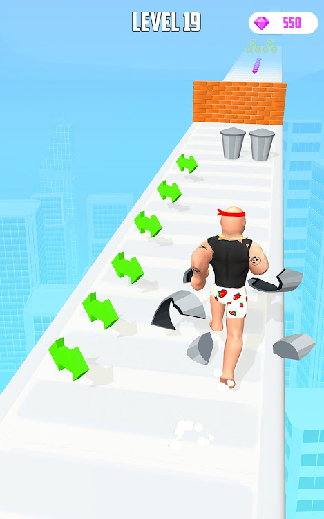 #8. Big Man Race 3D (Android) By: Bolt Bridge Games