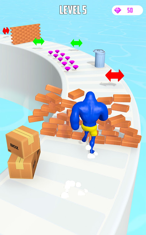 #10. Big Man Race 3D (Android) By: Bolt Bridge Games