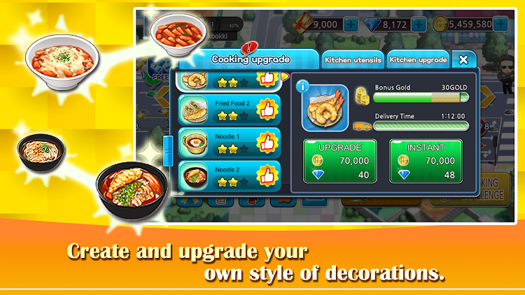 #7. Cooking Tteokbokki King (Android) By: H&T GAMES