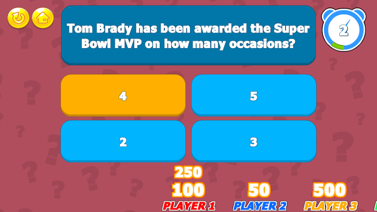 #2. Super Bowl Trivia Challenge (Android) By: LoadUpGames.com