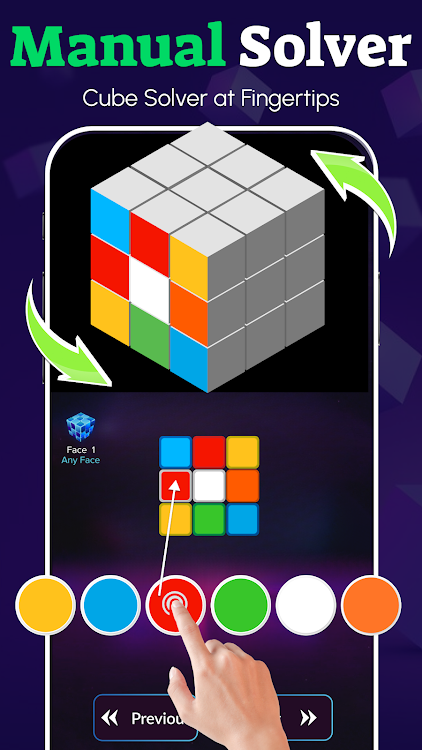 #3. Rubik's Cube Puzzle Solver app (Android) By: IObits Apps