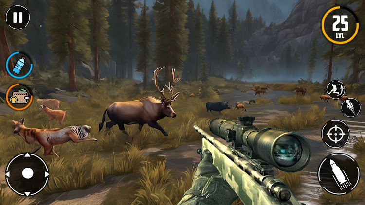 #6. Wild Animal Hunter Simulator (Android) By: Italy Games studios