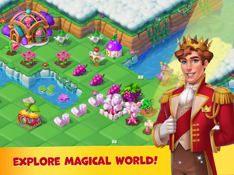 #9. Fairyland: Merge & Magic (Android) By: Slimmerbits LLC