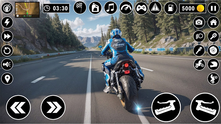 #5. Bike Racing 3D: Moto Bike Game (Android) By: Game Burg