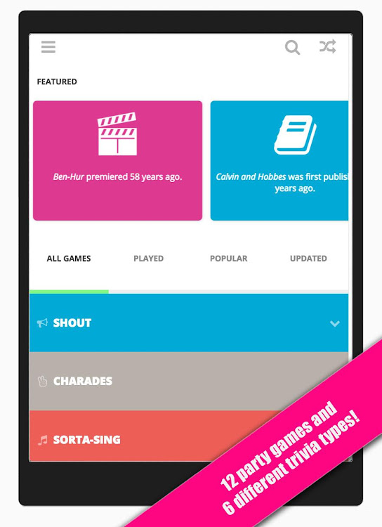 #3. QuizBash - Party Games in Your (Android) By: QuizBash