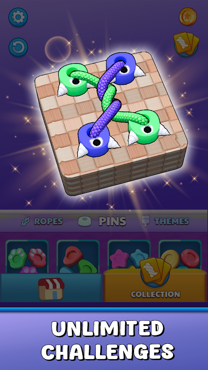 #6. Tangle Master 3D: Untie Rope (Android) By: Think Different FC.