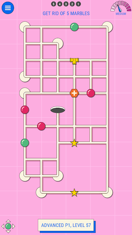 #2. Marbles Ricochet (Android) By: Jake Solutions