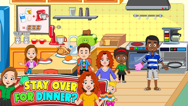 #2. My Town: Friends House Party (Android) By: My Town Games Ltd